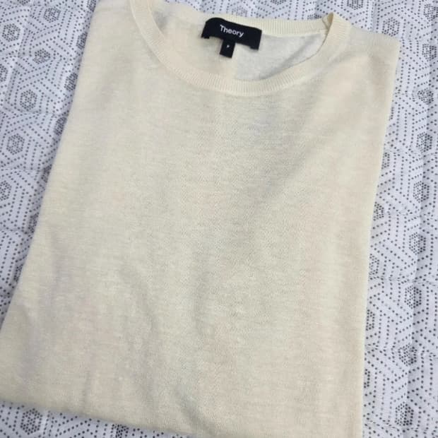 띠어리 아이보리 니트 ~55