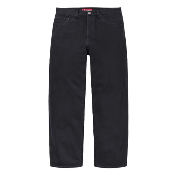 (새상품) 슈프림 배기진 블랙 36 - 24FW