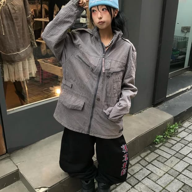Stussy Stripe Work Jacket
