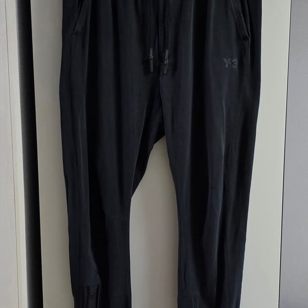 Y-3 요지야마모토 블랙 조거 트레이닝 바지 L사이즈