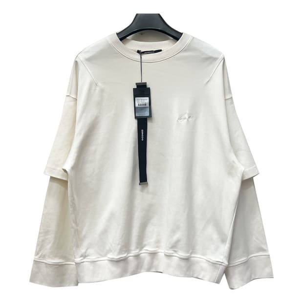 송지오 더블 슬리브 크루넥 긴팔 100