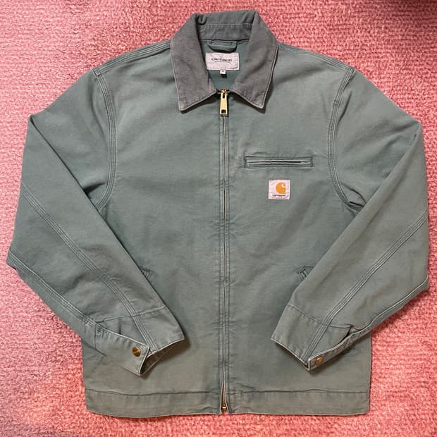 칼하트 디트로이트 자켓 실버파인
