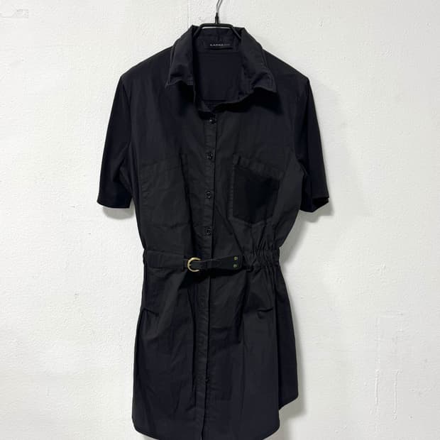 Black shirt one piece