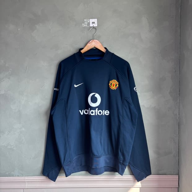 나이키 맨유 보다폰 써멀탑 네이비