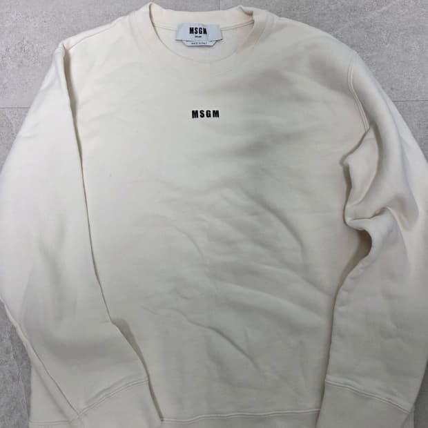 MSGM 맨투맨 아이보리