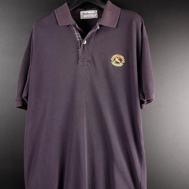 버버리 카라넥 반팔 PK셔츠