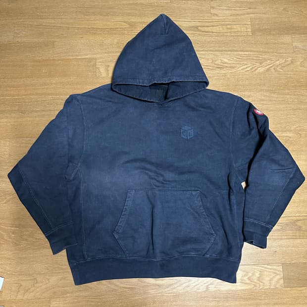 Cav Empt 카브엠트 오버다이드 헤비쮸리 후디 블랙 L