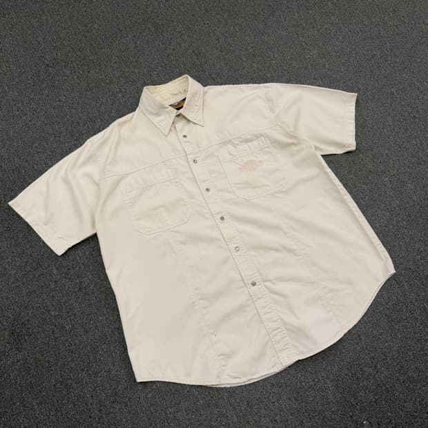 XL) 할리데이비슨 빈티지 베이직 반팔셔츠