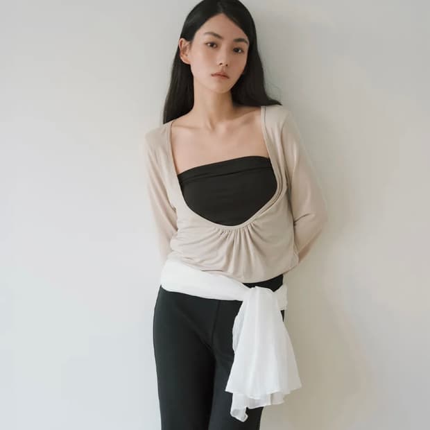 이어닝 긴팔티셔츠