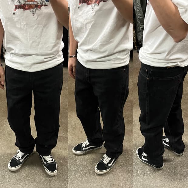 90s 리바이스550 블랙진 (31“)