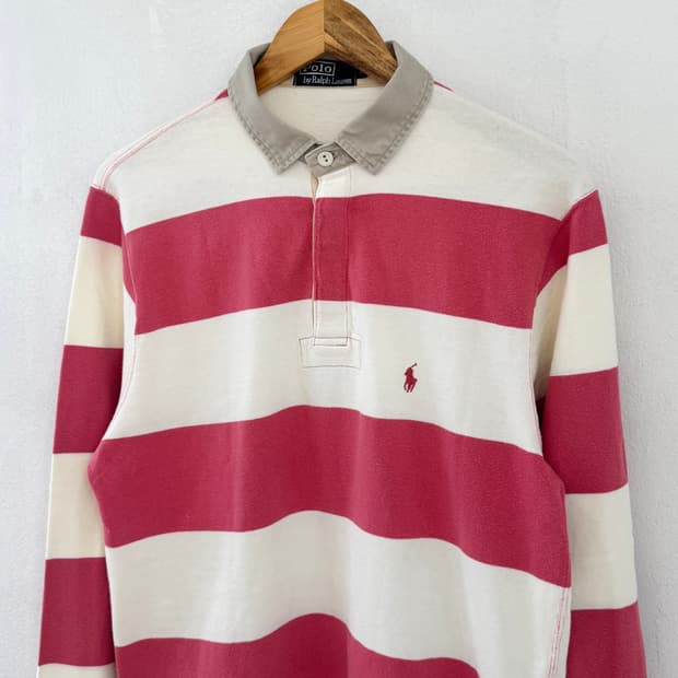 폴로 핑크 럭비티