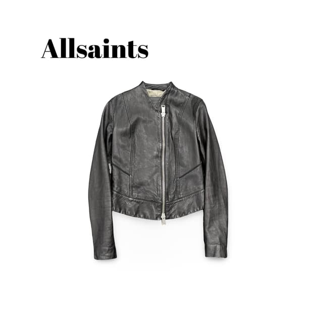 (44)올세인츠램스킨투웨이레더자켓