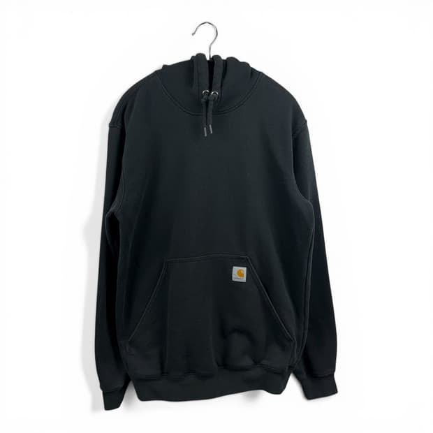 (S) 칼하트 루즈핏 후드 티 블랙