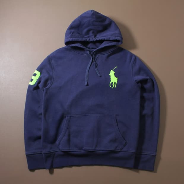Polo 폴로 랄프로렌 빅포니 네이비 후드티 
