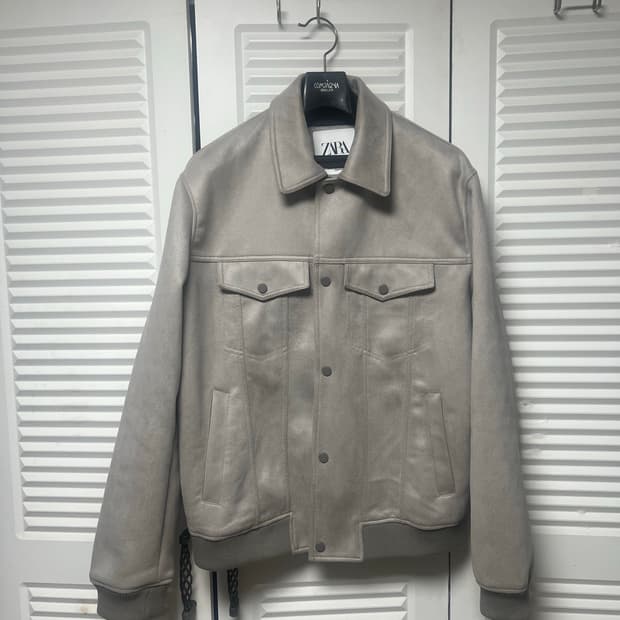 자라 스웨이드 자켓 XL 판매