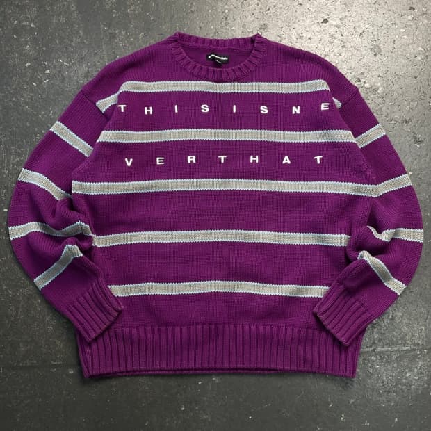 100 디스이즈네버댓 니트 