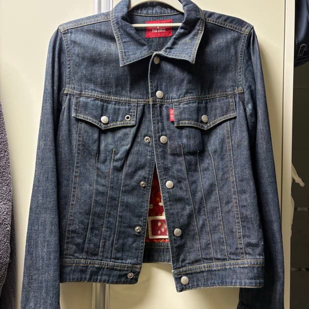 핑크하우스 청자켓