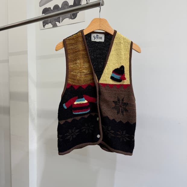 VINTAGE (Made in Japan) 니트 베스트