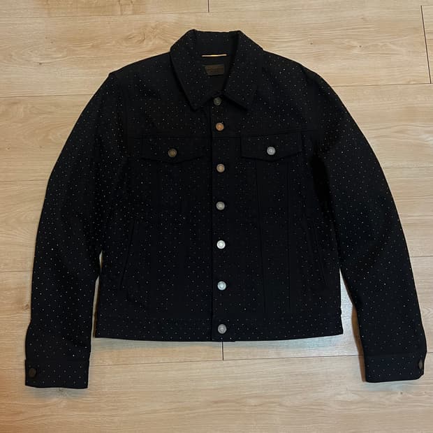 Saint Laurent Micro dot Trucker Jacket 