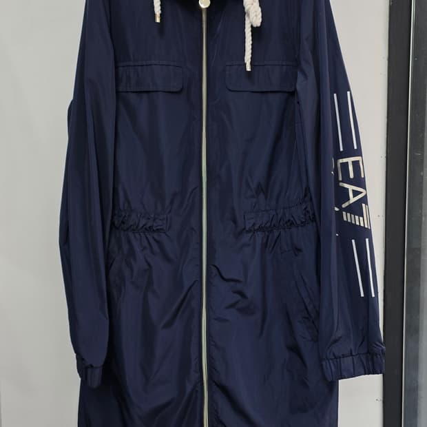 엠포리오아르마니 여성 롱 바람막이