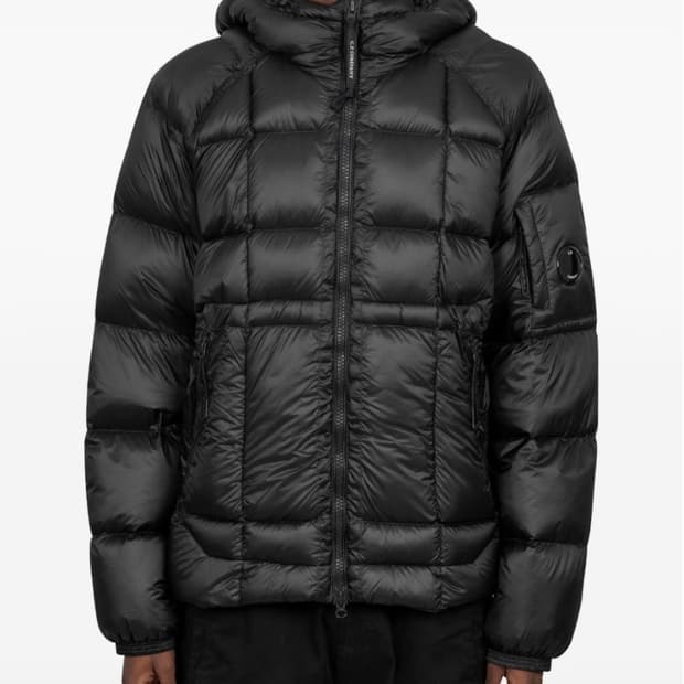 CP 컴퍼니 DD쉘 패딩 후드 집업 자켓