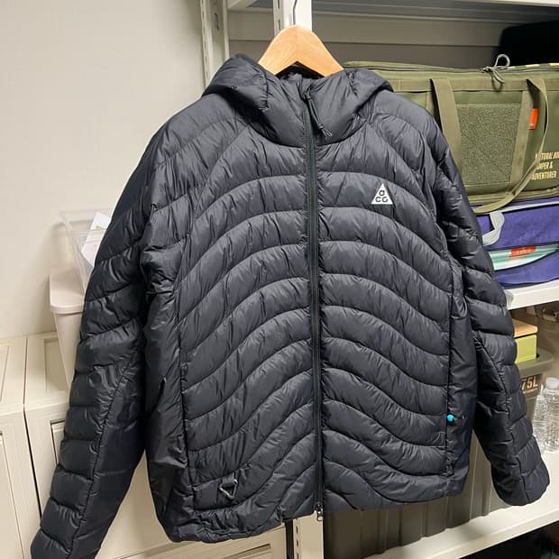 XL,블랙) 나이키 acg 라바플로우 경량패딩