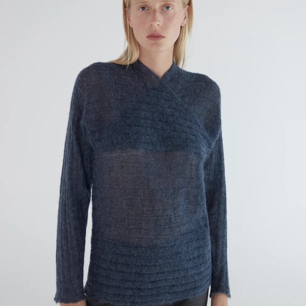 [S,M,L]팔로마울 Lichen 니트/네이비