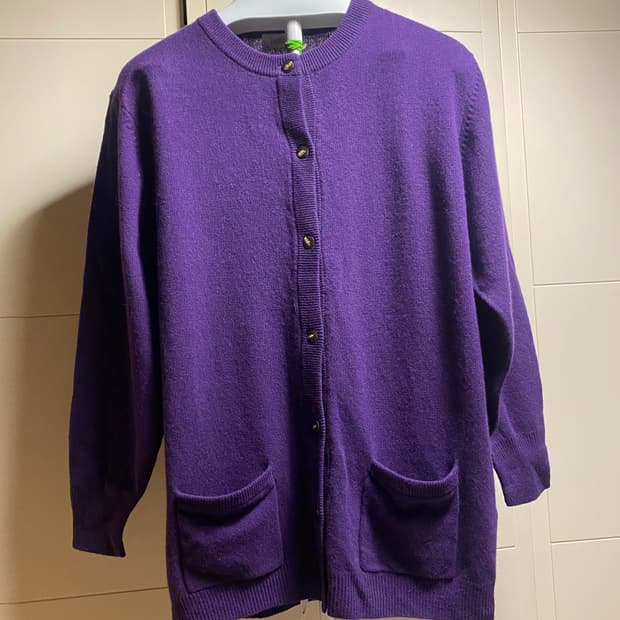 Rollina 퍼플 니트 가디건 L(새상품)