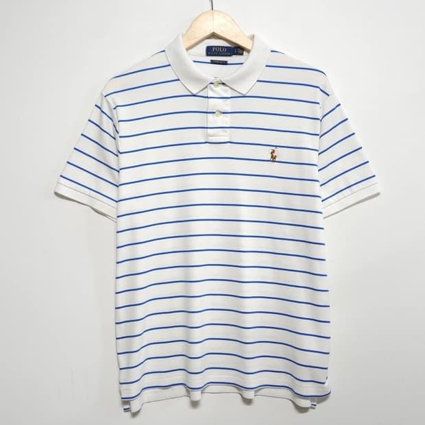 105 POLO 폴로 랄프로렌 반팔 카라티 커스텀슬림핏