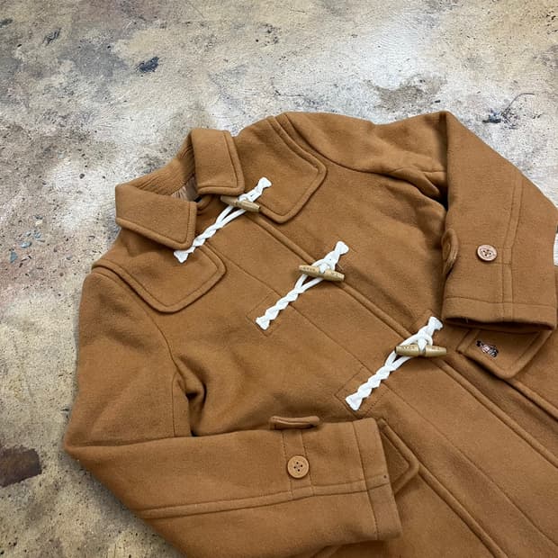 티니위니 더플 떡볶이 코트 브라운 