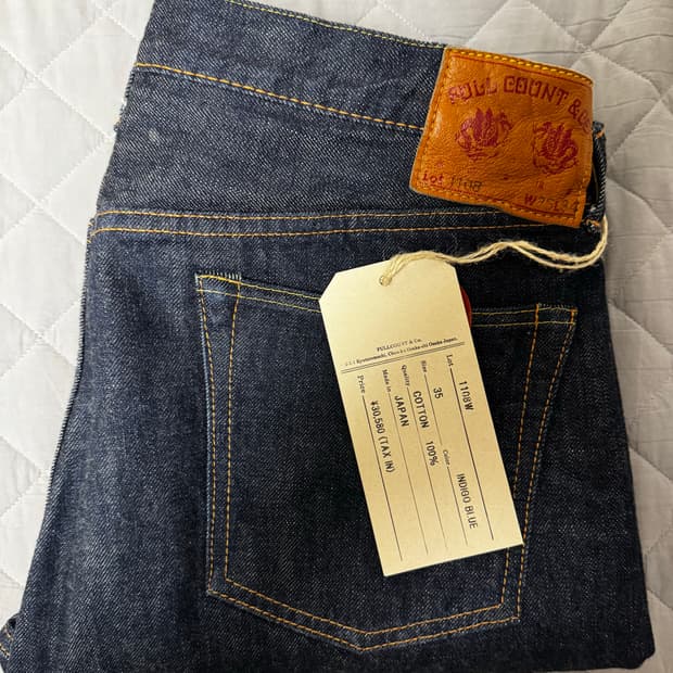 [35] 풀카운트 1108W 데님