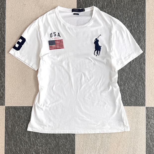 폴로 랄프로렌 빅포니 USA 성조기 반팔 티셔츠