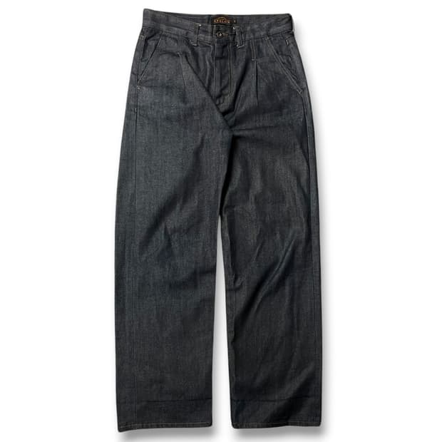 (28) 비슬로우 원턱 데님 팬츠