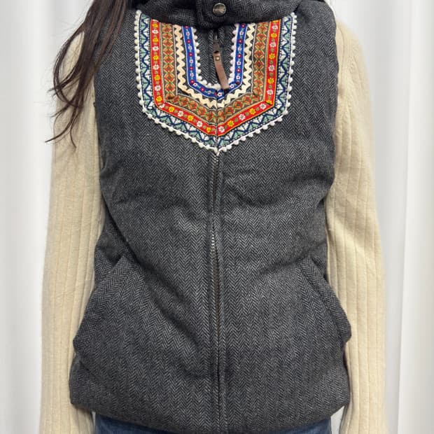 beams heart hood vest padding