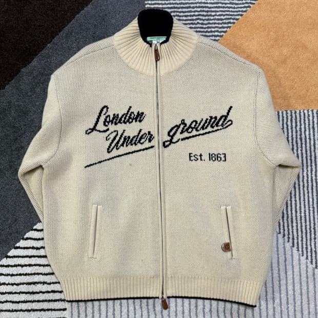 London Underground 집업 니트