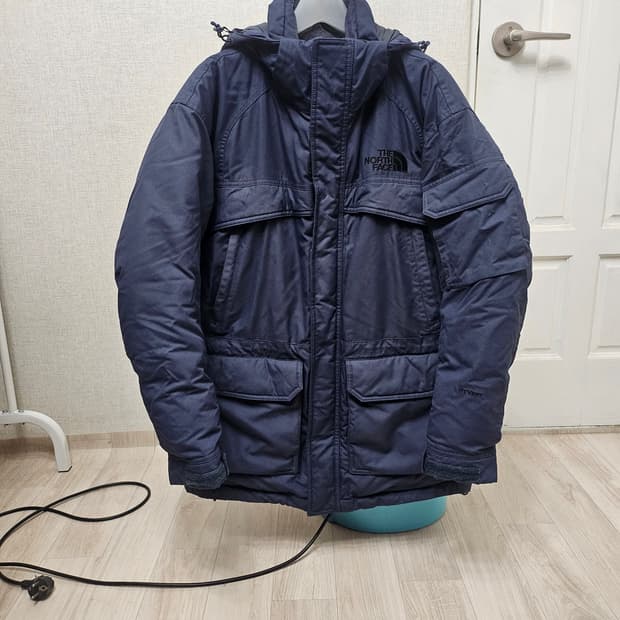 (90~95)S ☆초대장급☆노스페이스 이켈루이트 [네이비]헤비구스다운패딩