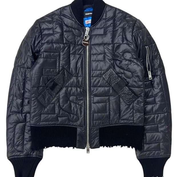 디젤 로고 퀄티드 봄버