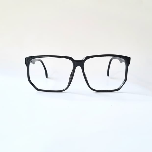 데드스탁 XXXL 뿔테  빅사이즈 사각   블랙 106