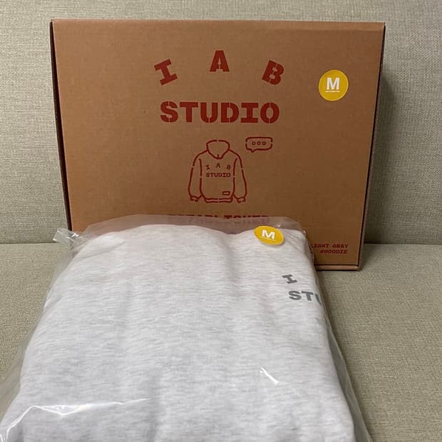 아이앱 라이트 그레이 후드M