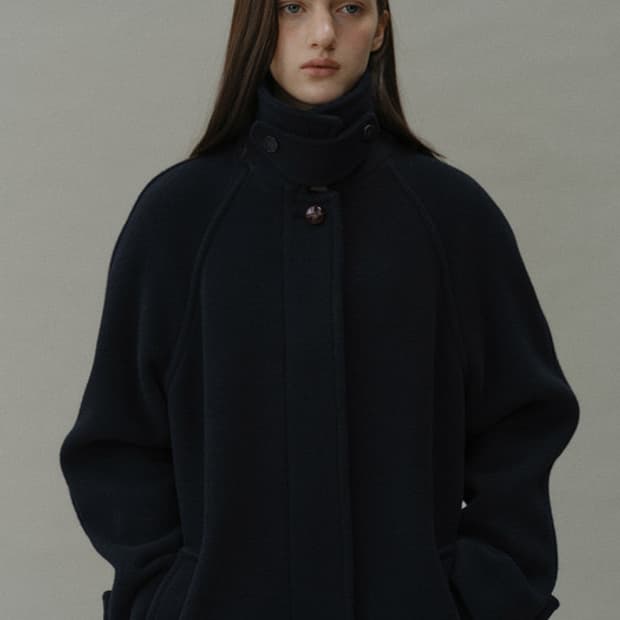 블랭크공삼 울 발마칸 코트