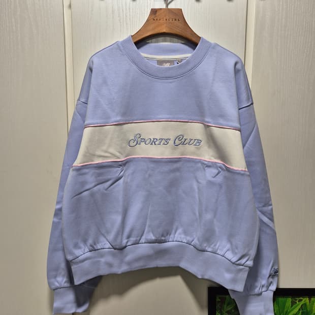 뉴발란스 Sports Club 맨투맨 라벤더