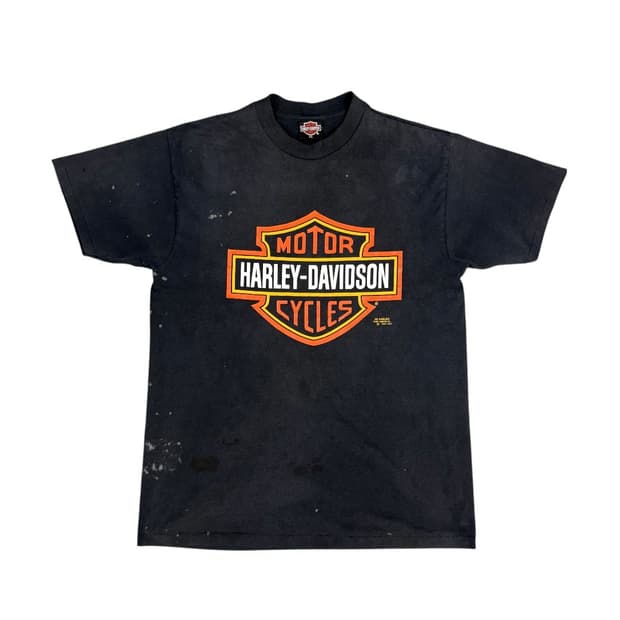 빈티지 90s Harley Davidson 할리데이비슨 실드 로고 티셔츠