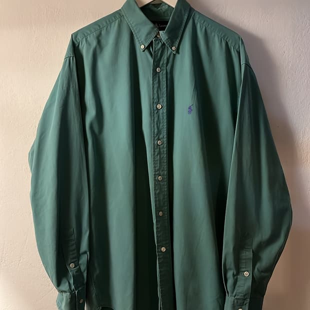90s 폴로랄프로렌 민트셔츠 