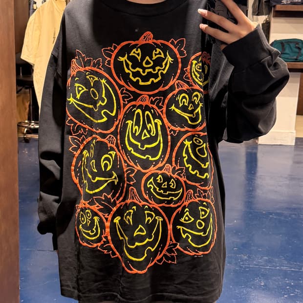 1990s USA 펌킨 싱글스티치 슬리브
