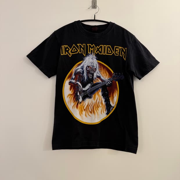 IRON MAIDEN 아이언 메이든 밴드 그래픽 반팔 티셔츠 S