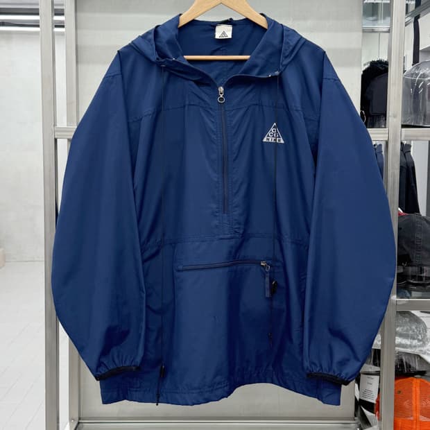 나이키 ACG 00s 나일론쉘 아노락 자켓 네이비