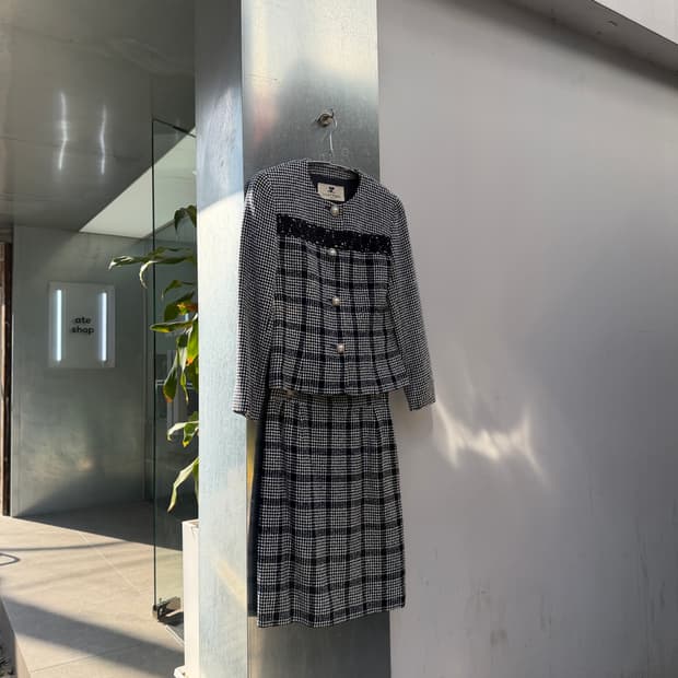 courreges 트위드 셋업