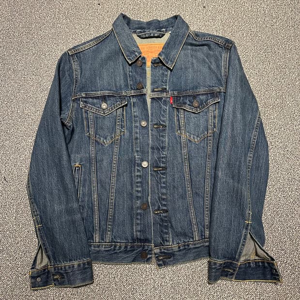 00s 리바이스 여성 데님 트러커 자켓 s