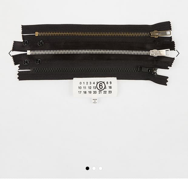 구매)MM6 블랙 지퍼 브레이슬릿 팔찌