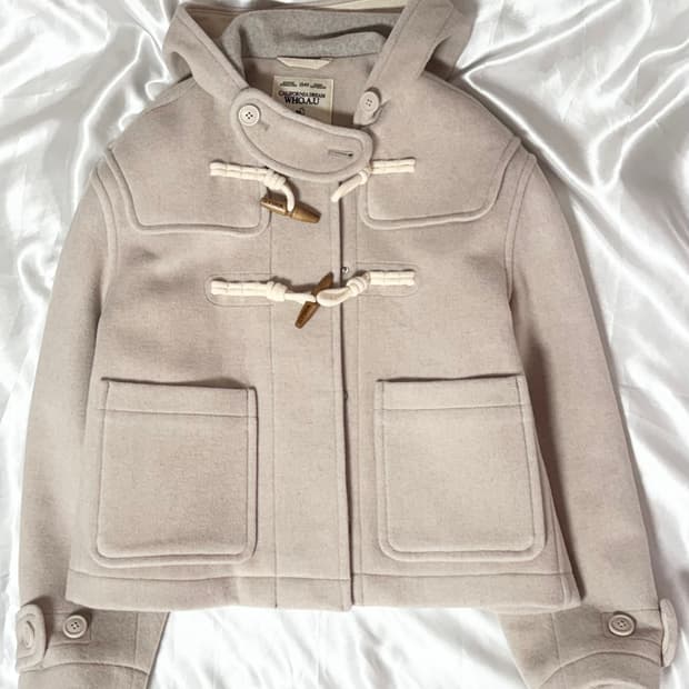 후아유 울 더플 코트 아이보리 WHJWE4T11F 떡볶이